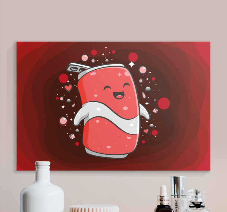 Dipinto moderno Cartone animato originale di graffiti in lattina