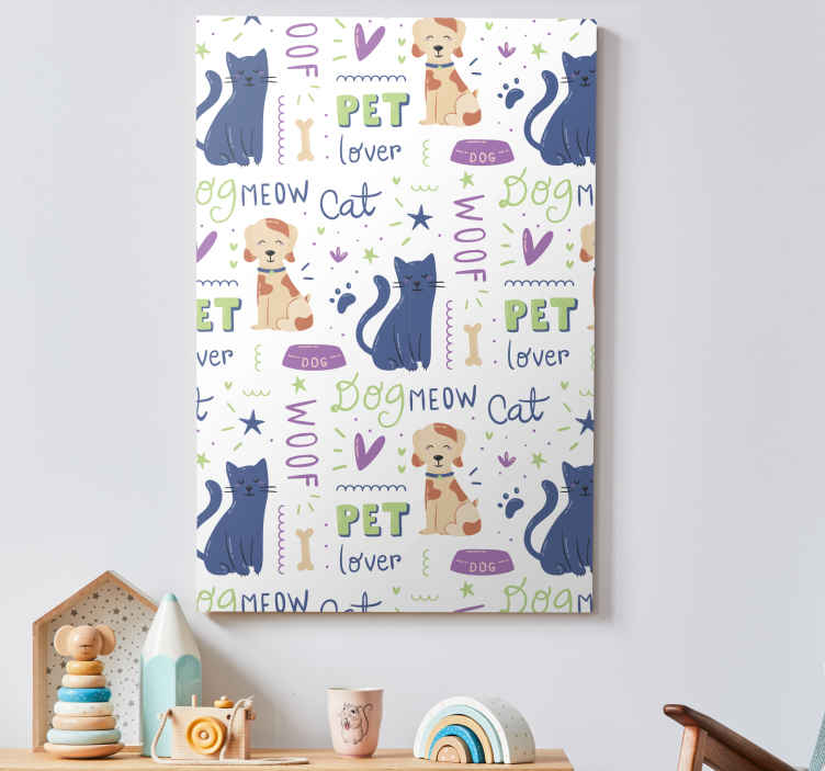 Tableau chiens collection amoureux des animaux - TenStickers