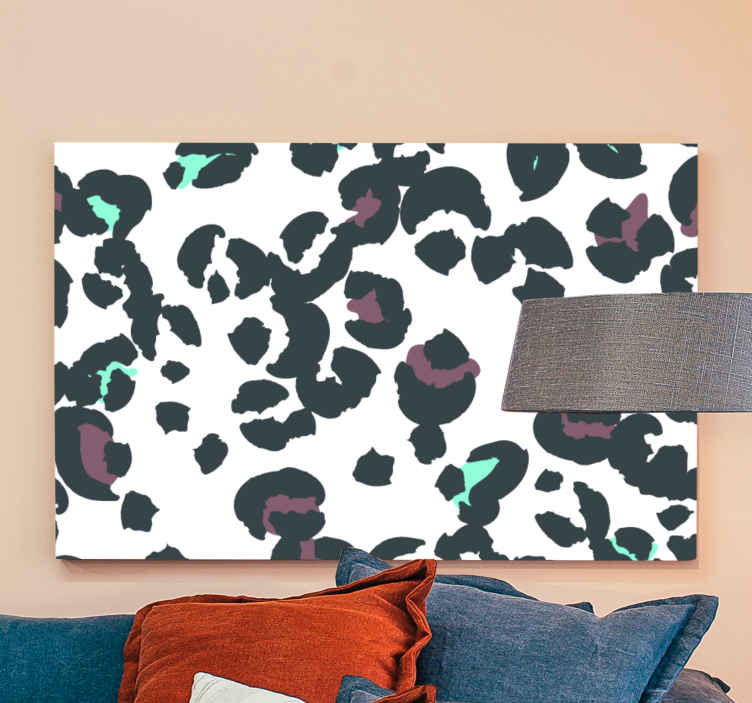 Hayvanlar tablo leopar deseni - TenStickers
