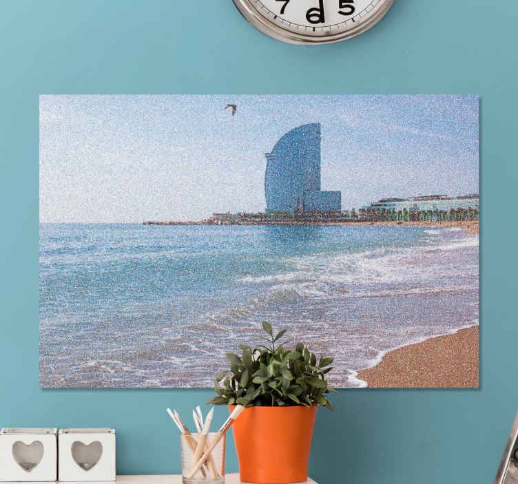 Cuadro de ciudades Hotel vela en la barceloneta