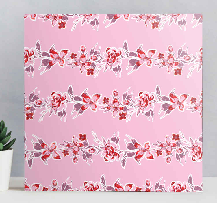 Blooming garden floral bedroom wall prints TenStickers