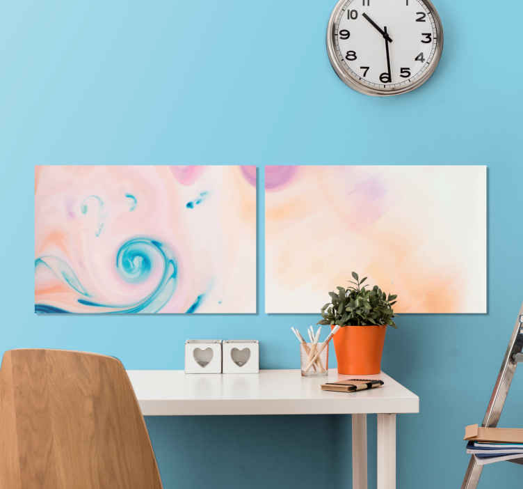 Dipinto arte Pittura effetto marmo colori pastello