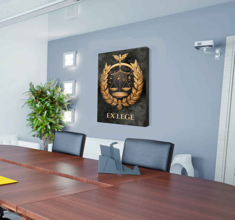 Moderne Wandbilder Büro gerechtigkeitsausgleich - TenStickers