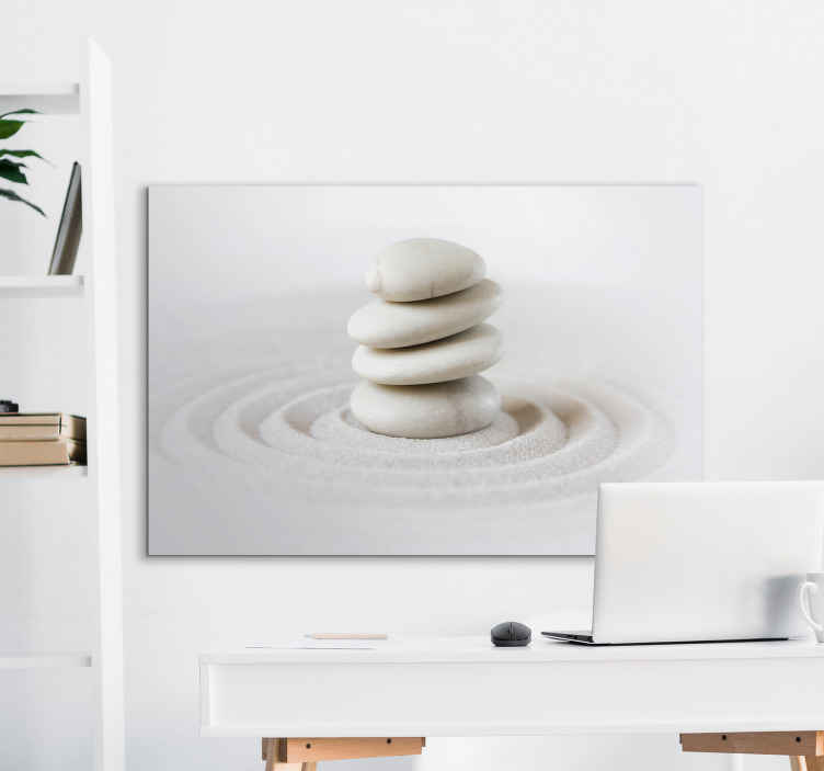 Zen stones stack obraz umění - TenStickers