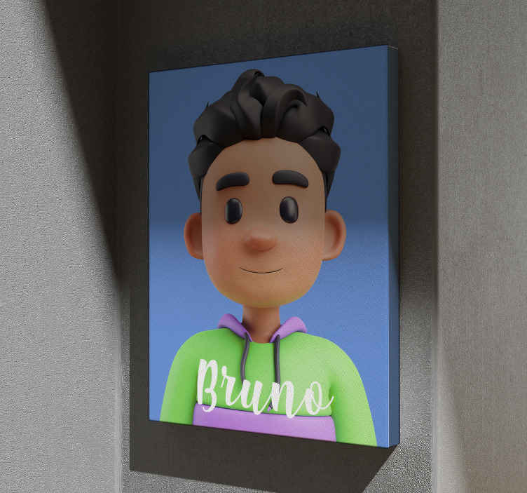 Leinwandbild personalisiert dein avatar - TenStickers