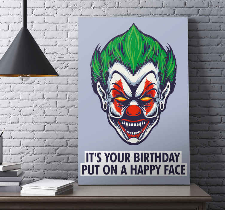 Cuadro moderno Es tu cumpleaños cara feliz - TenVinilo