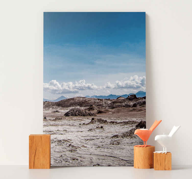 Cuadro paisajes vasto terreno rocoso - TenVinilo