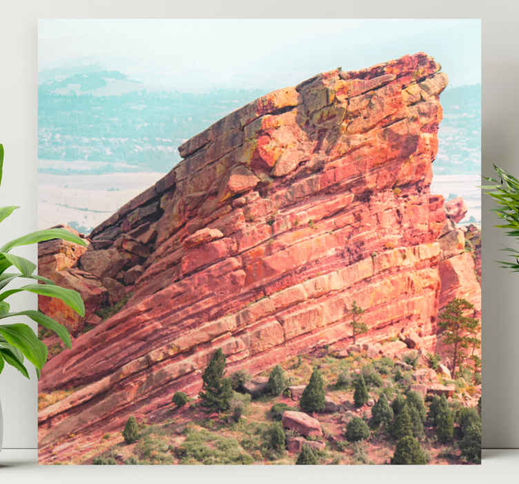 Majesteettinen kivimuodostelma maisema canvas taulu - Tenstickers