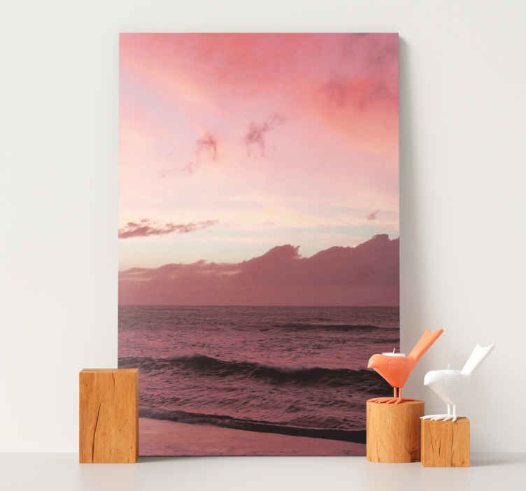 Quadro de paisage Nuvens coloridas cores estéticas - TenStickers