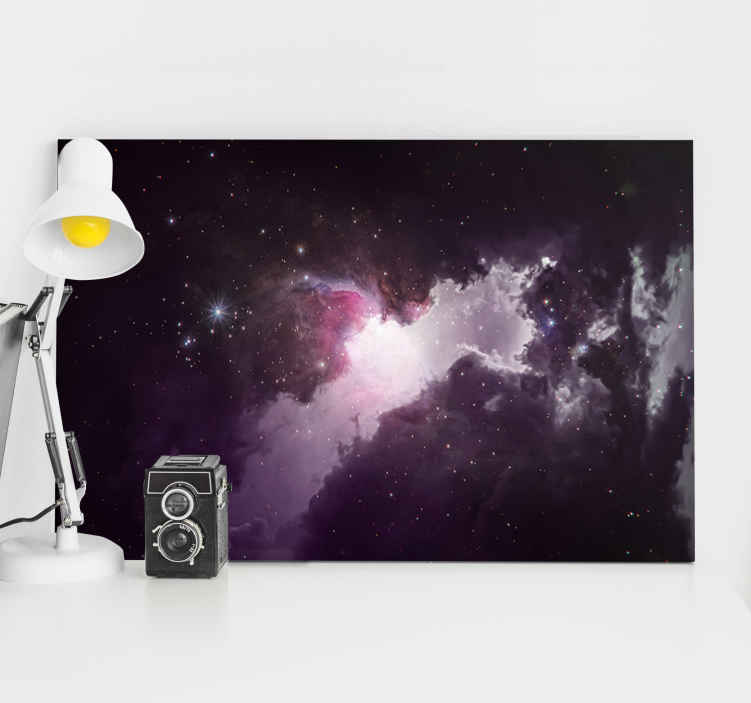 Tableau paysages scène de nébuleuse cosmique - TenStickers