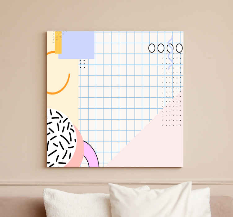 Modern canvas art abstract designs and patterns - TenStickers
