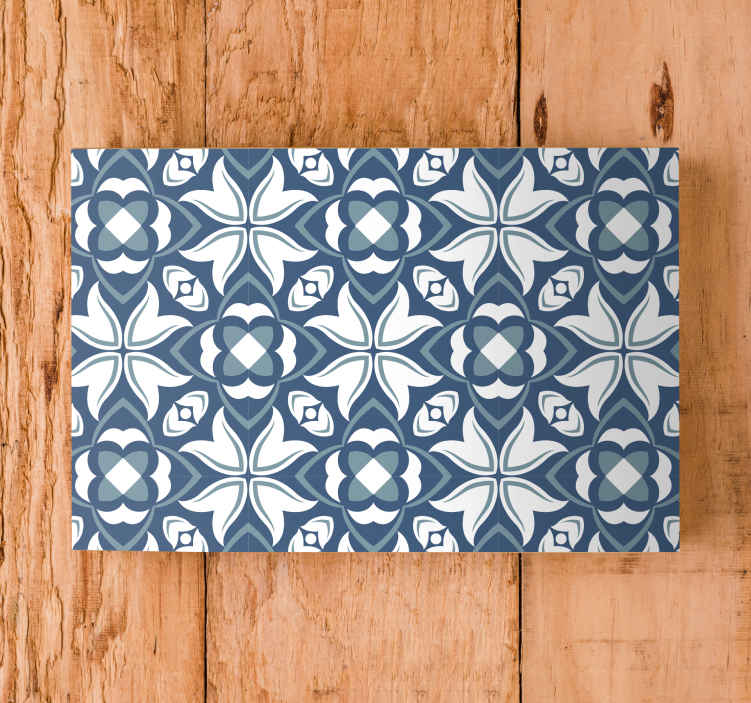 Obraz s ornamentmi geometrickým kvetinovým motívom - Tenstickers