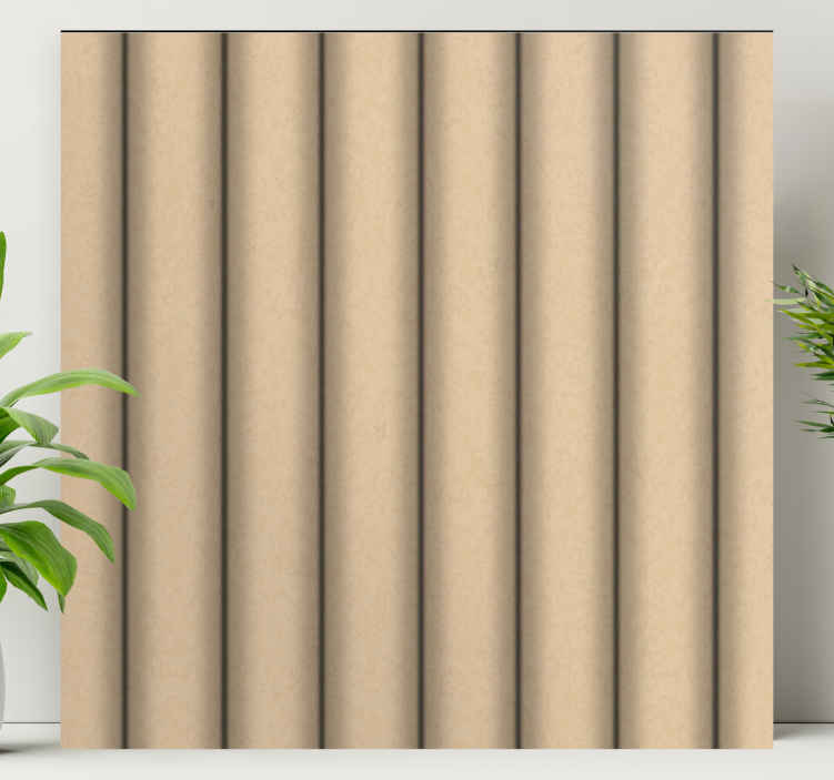 Tableau ornemental lignes verticales texturées - TenStickers