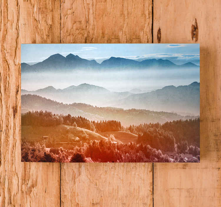 Quadro paesaggio Colori estetici del paesaggio austriaco