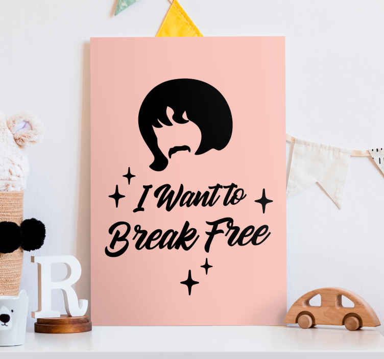 Quote canvas iconic phrase inspiration - TenStickers