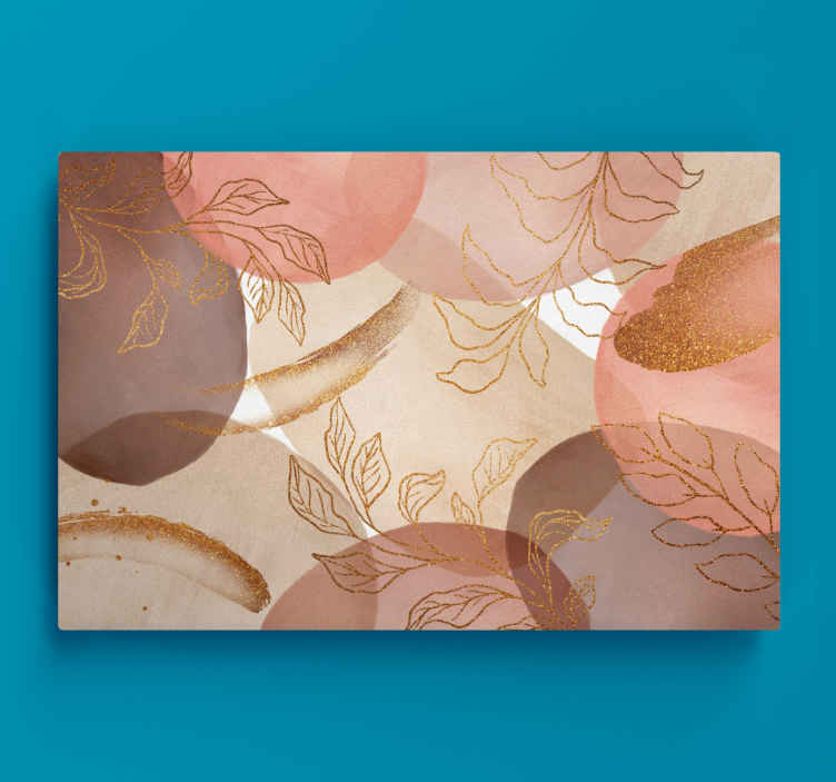 "Glamour style" abstraction canvas art prints - TenStickers