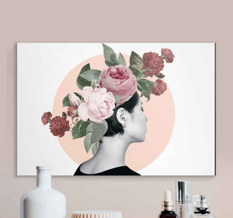 Quadro de arte Retrato artístico de estilo glamour - TenStickers