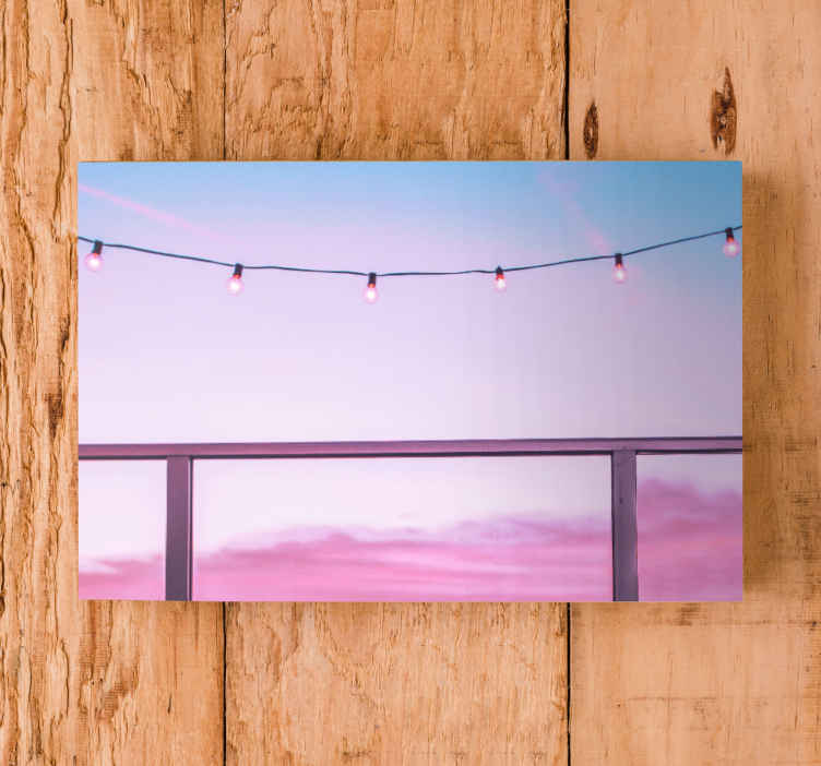 Cuadro estilo elegante Luces rosas de estilo elegante