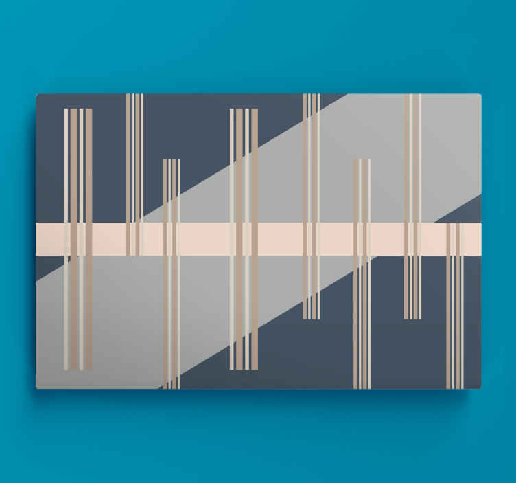 Modern tablo - geometrik Çizgi yapısı - TenStickers
