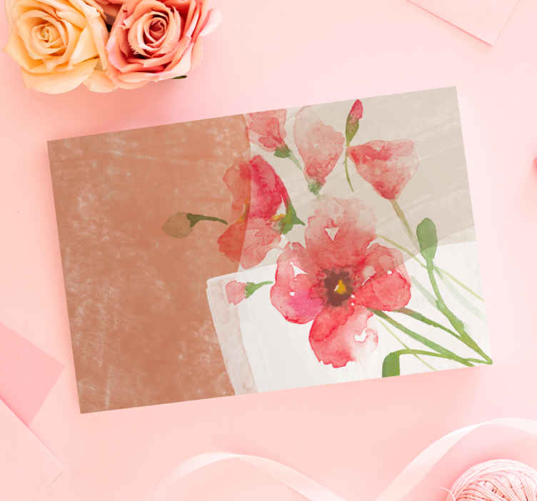Flowers canvas soft blossom collection - TenStickers