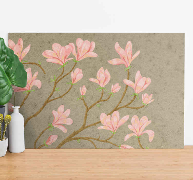 Cuadro vintage Magnolia de estilo vintage - TenVinilo
