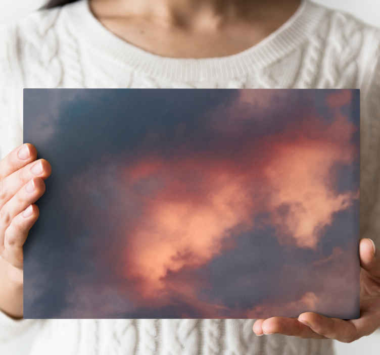 Landscape canvas of dramatic cloud patterns - TenStickers