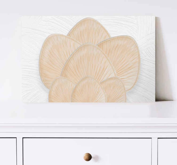 Quadro con piante Fiore naturale boho.