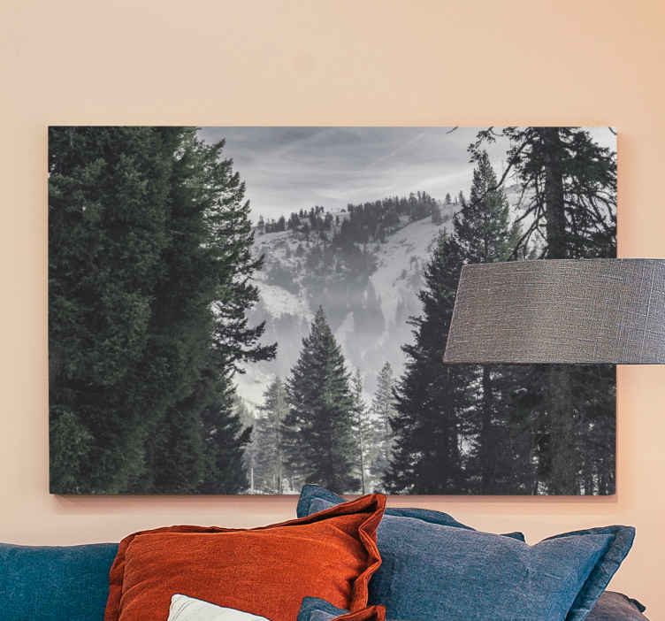 Canvas landschap majestueus berglandschap - TenStickers