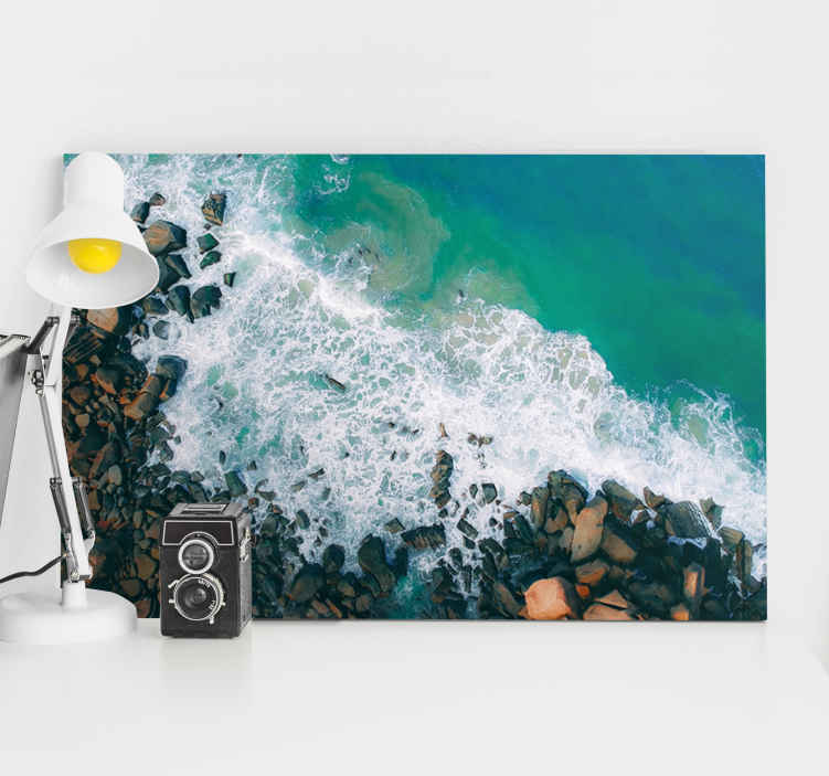 Quadro paesaggio Paesaggio marino roccioso