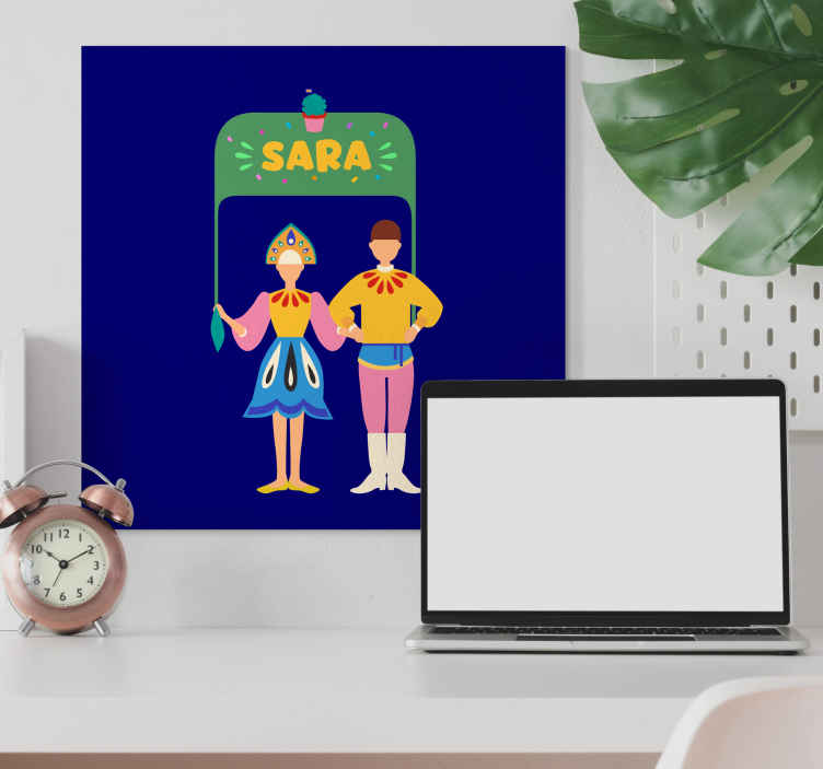 Quadro personalizável marchas populares de lisboa - TenStickers