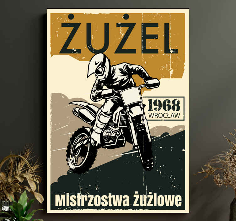 Obraz sport Rocznik żużlowy - TenStickers