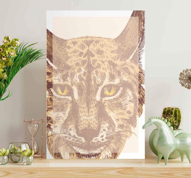 Quadro animais Lince ibérico - TenStickers