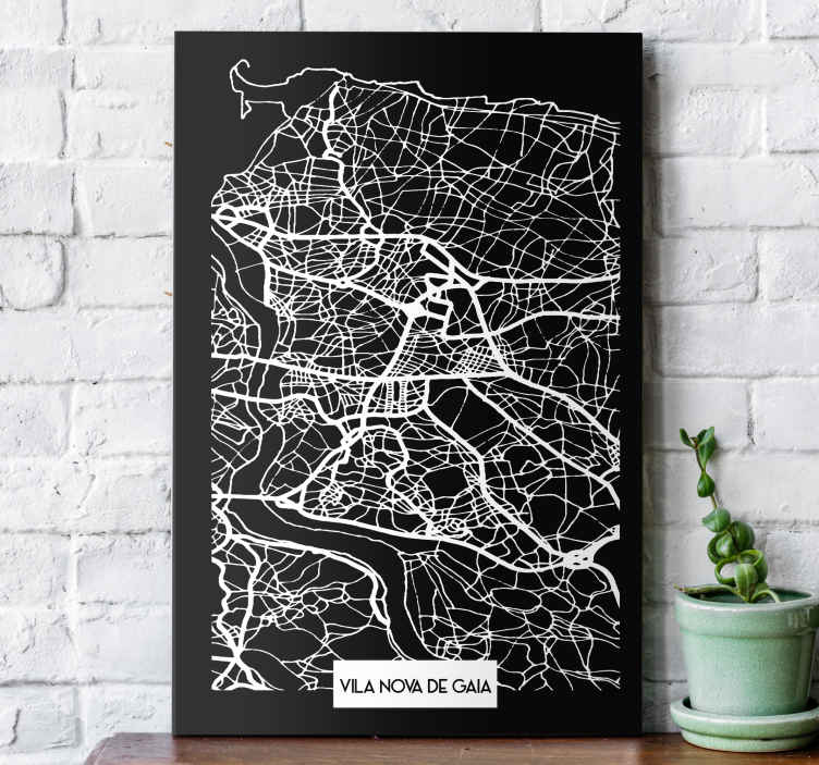 Quadro de cidade vila nova de gaia - TenStickers