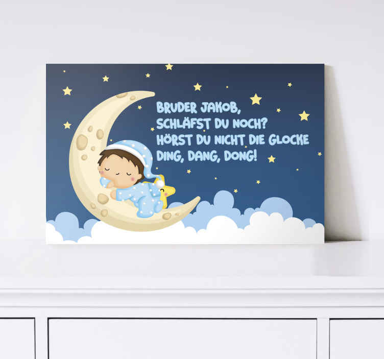 Leinwandbild Kinderzimmer Bruder Jakob - TenStickers