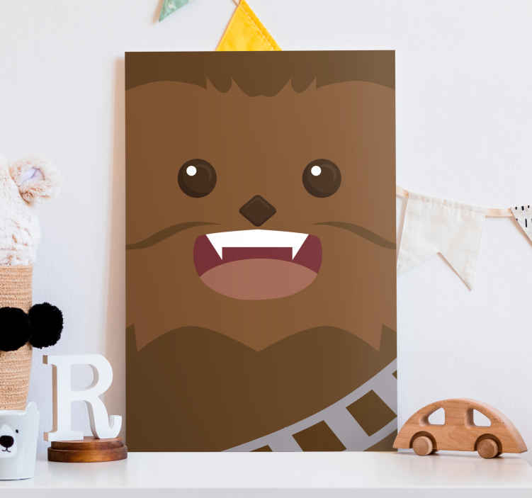 Cuadro de personajes chewie - casa