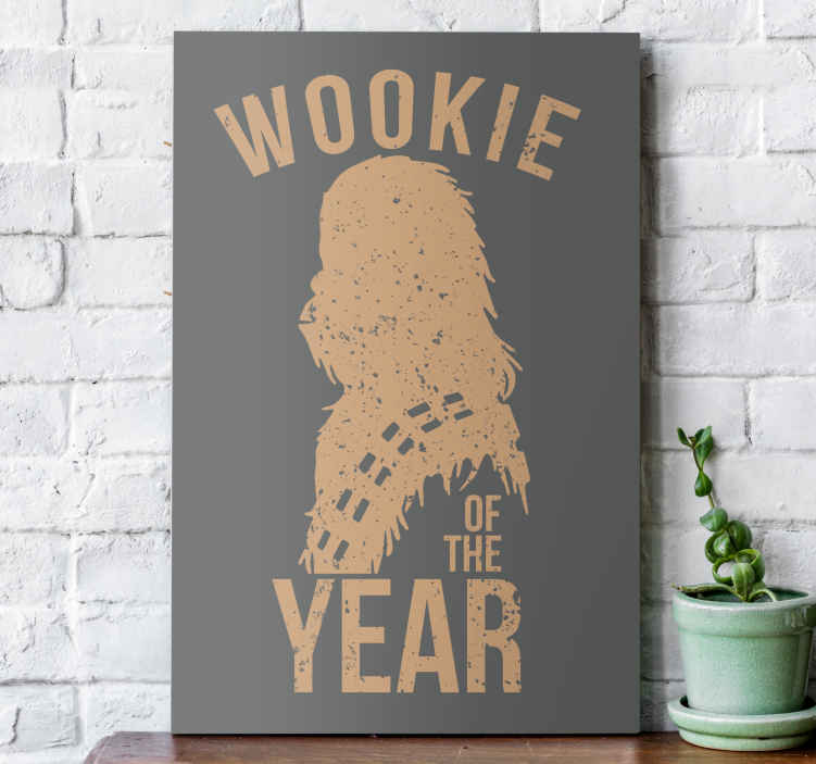 Cuadro de personajes wookie of the year - diseño