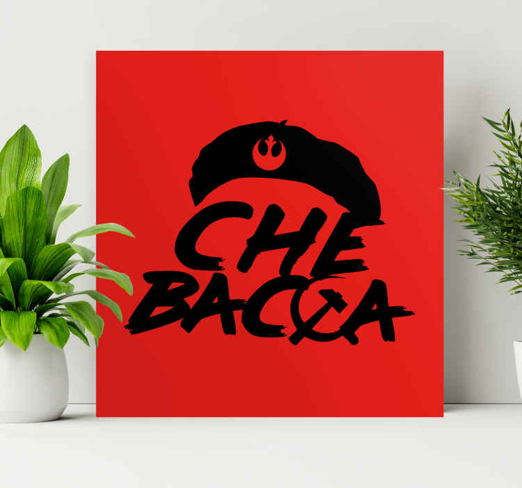 Cuadro de personajes che-bacca - star wars