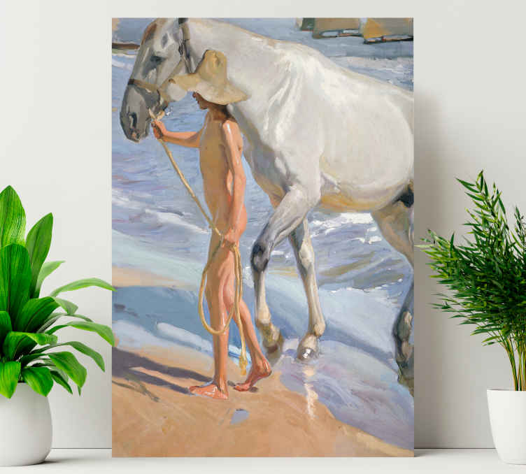 Cuadro artístico Baño de Caballo - para la pared