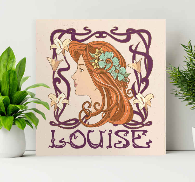 Modern style personalised canvas - TenStickers