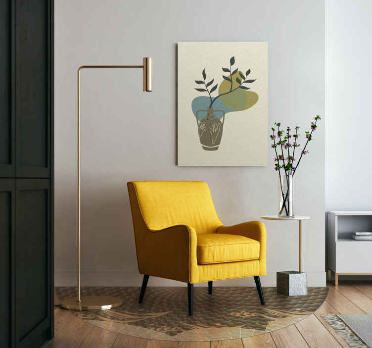 Cuadro de flores Naturaleza Minimalista Japandi - casa