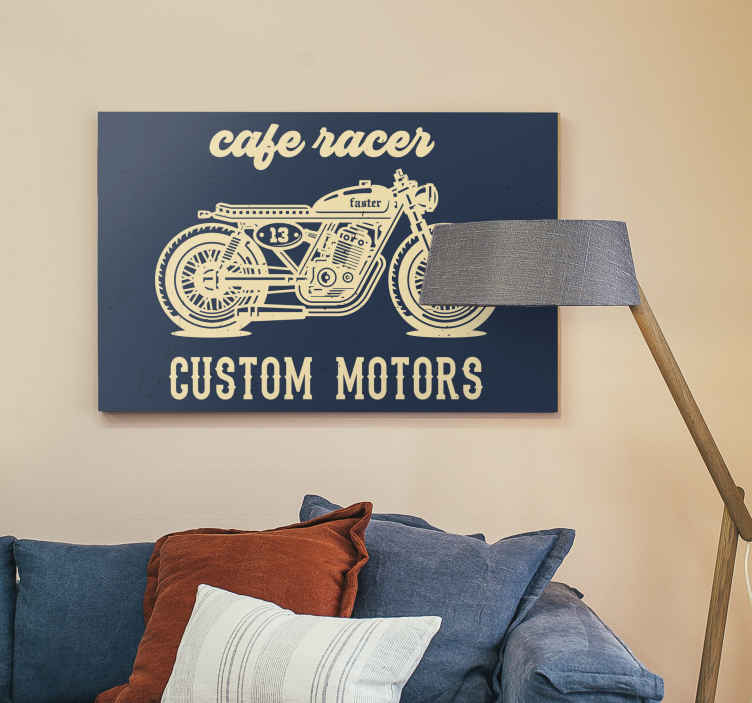 Cafe racer vintage wall prints - TenStickers