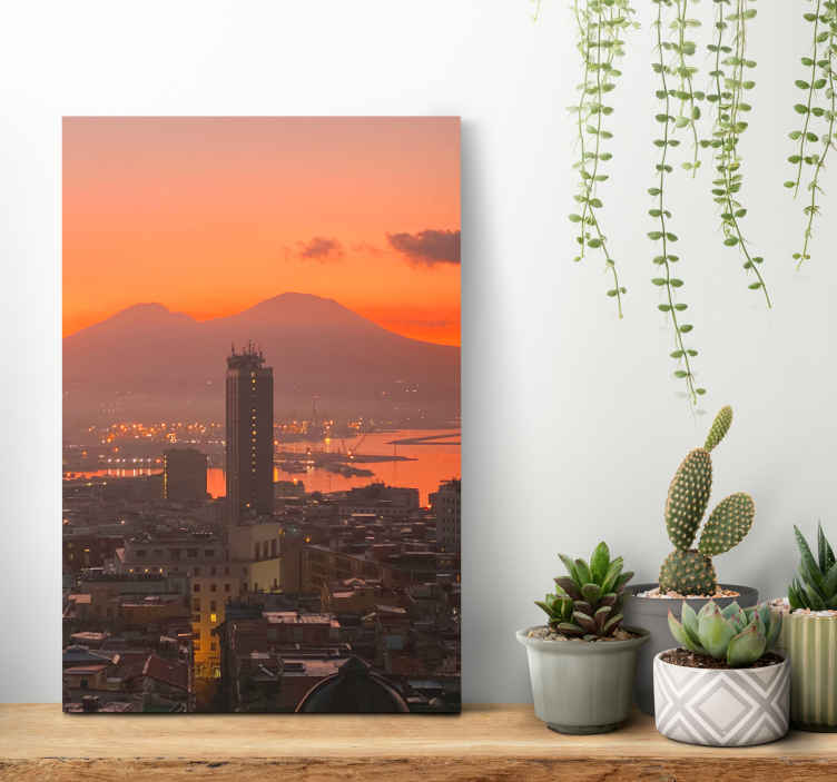 Quadro raffigurante il Vesuvio di Napoli - TenStickers