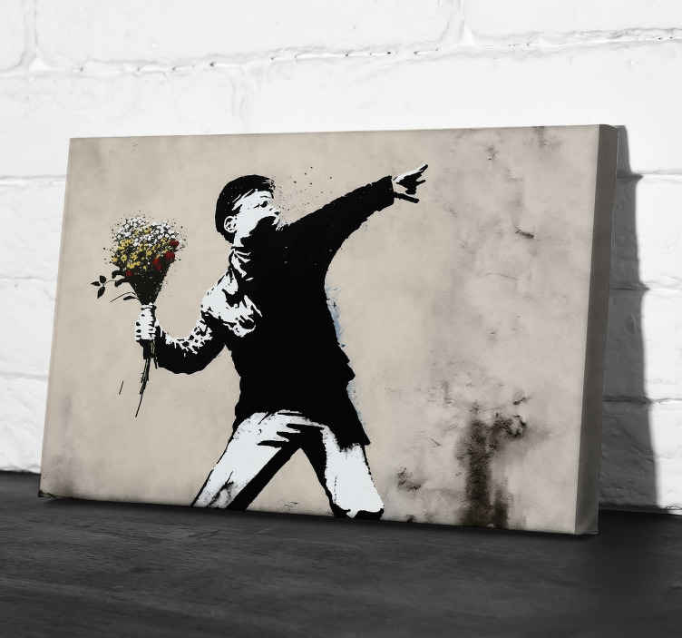 Cuadro moderno niño arte callejero - TenVinilo