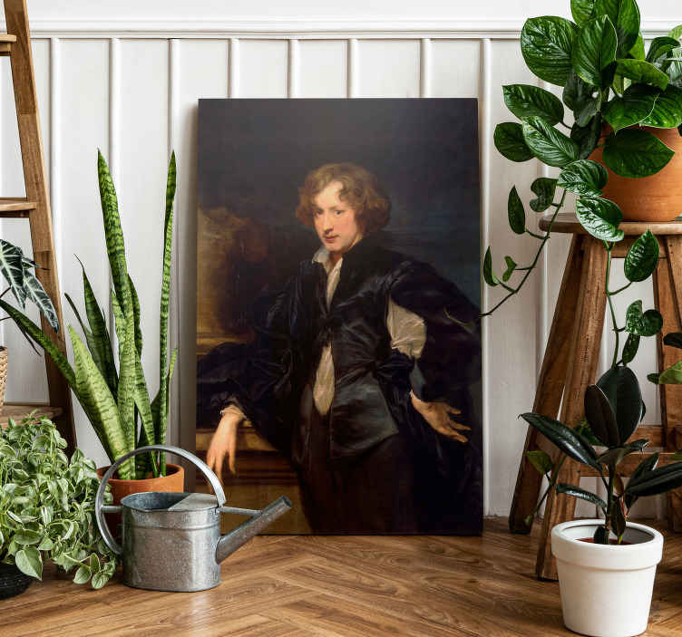 Van Dyck's self portrait canvas art - TenStickers