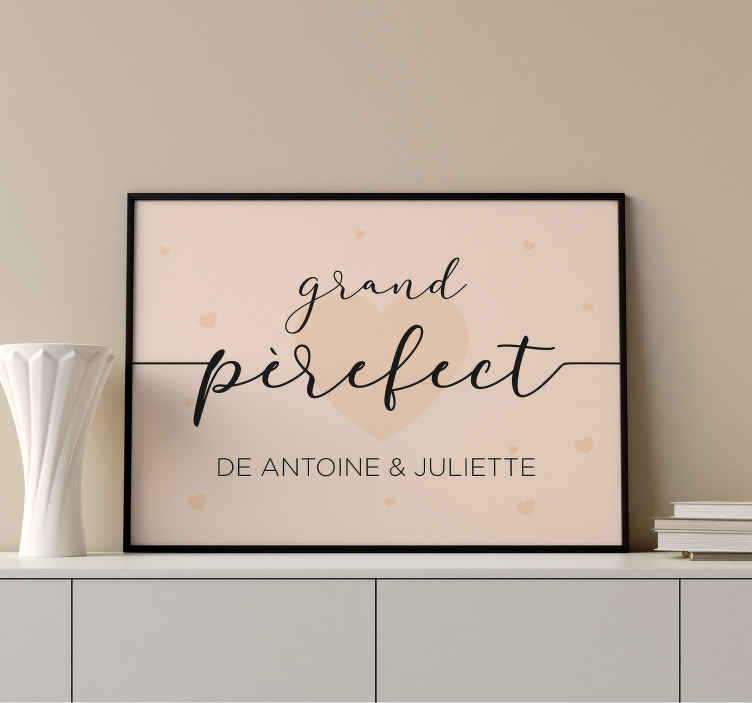 Tableau personnalisé fête des grands-pères - TenStickers