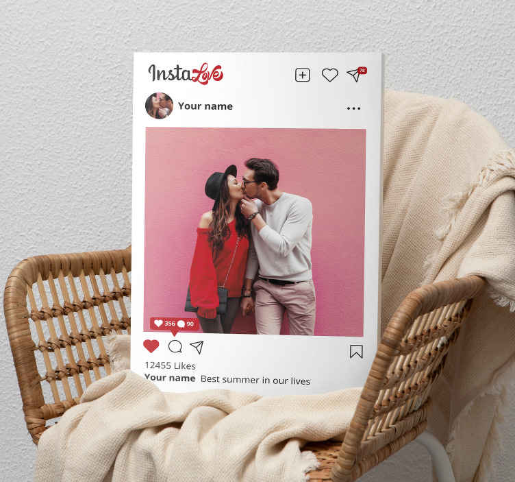 Cuadro personalizable instalaramor - TenVinilo