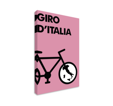 giro d'italia ikon Kanvas sport - Tenstickers