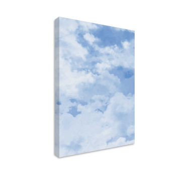 Cuadro azul textura suave de cielo azul - TenVinilo