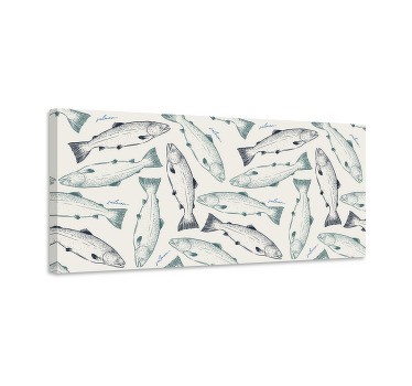 Wandbild fische lachs fisch - TenStickers