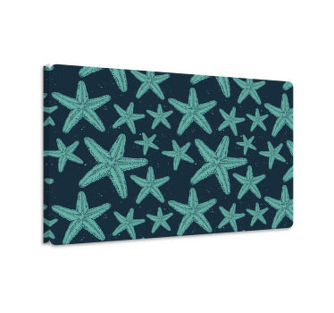 Wandbild fische starfish blautöne laptop - TenStickers